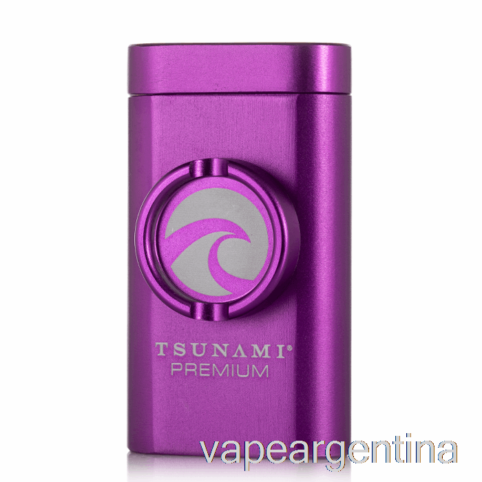 Dugout Del Tsunami Y Vaporizador Púrpura Del Molinillo Descartables